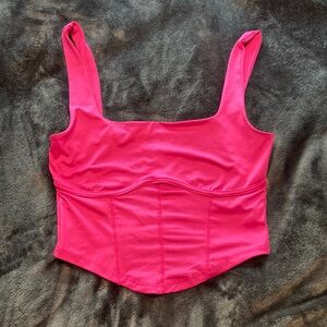 Pink  crop top S